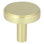 Knop Universum 30 mm mat goud