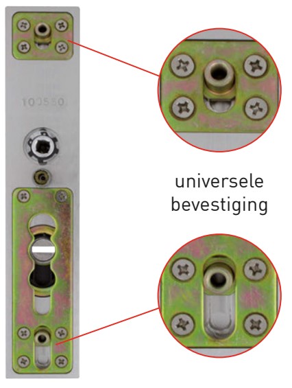 S2 universeel veiligheidsbeslag 5021 RH buiten schild PC72 SKG3 - Afbeelding 3