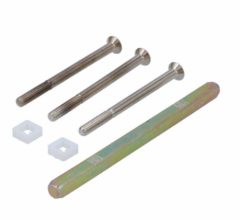 Veiligheidsbeslag montage set S2 deurdikte 66-74 mm kruk kruk