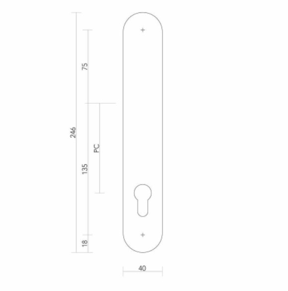 S2 veiligheidsschild 4000 OV buiten schild PC72 SKG2 - Afbeelding 2