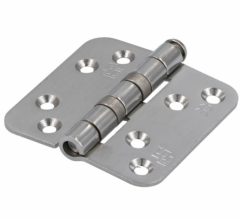 S2 kogellagerscharnier 6512 met ronde hoeken 76x76x2,4 mm rvs