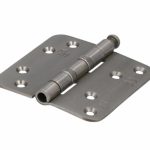 S2 kogellagerscharnier 6512 met ronde hoeken 89x89x2,4 mm rvs