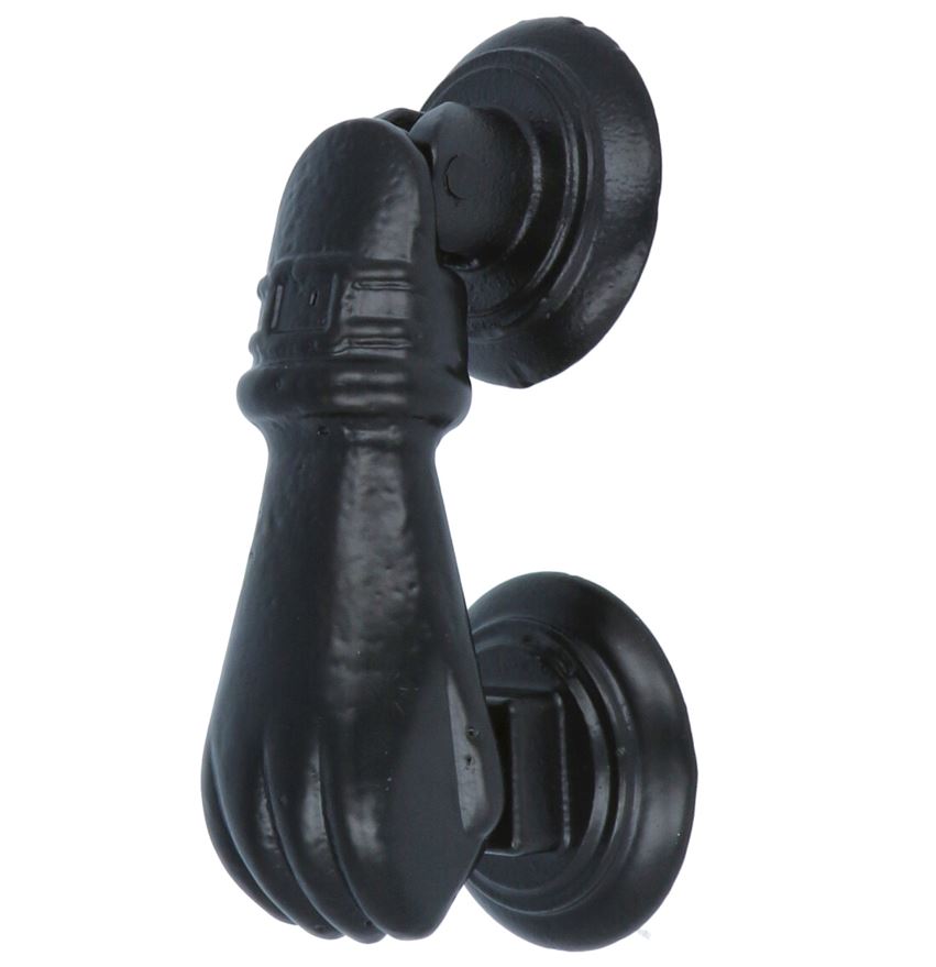 Deurklopper Mod. 4 Staal zwart - Afbeelding 2