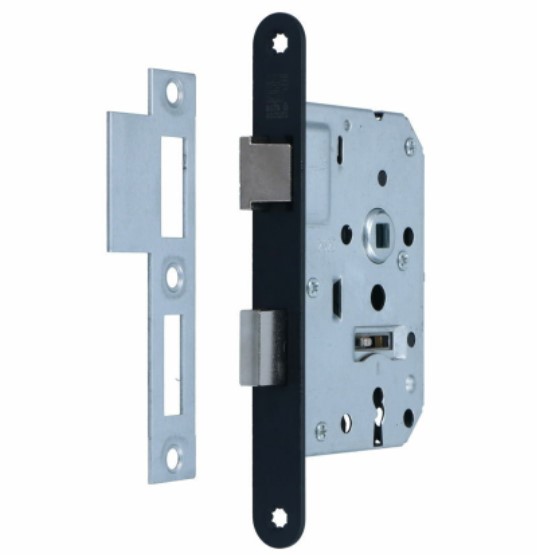 S2 klavierslot BSW12DNSL met zwart gelakte voorplaat