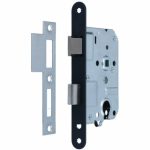 S2 cilinderslot BSW12DNPC met zwart gelakte voorplaat