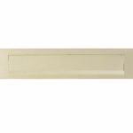 Hoppe Briefplaat rechthoekig F2 Champagne-kleur