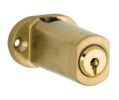 Espagnoletslot voor vierkante stang messing antiek