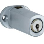 Espagnoletslot voor vierkante stang mat chroom