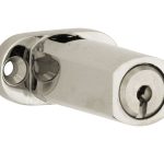 Espagnoletslot voor vierkante stang glans nikkel