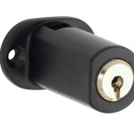 Espagnoletslot voor vierkante stang mat zwart