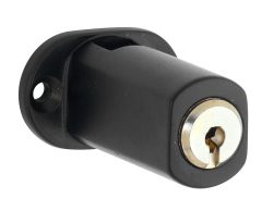 Espagnoletslot voor vierkante stang mat zwart