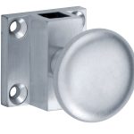 Espagnolet trekknop Elegant voor vierkante stang mat chroom