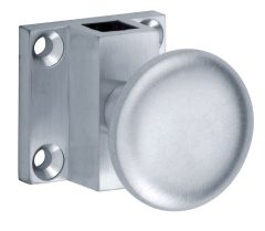 Espagnolet trekknop Elegant voor vierkante stang mat chroom