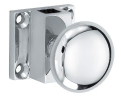 Espagnolet trekknop Elegant voor vierkante stang glans chroom