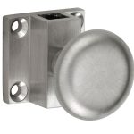 Espagnolet trekknop Elegant voor vierkante stang mat nikkel ongelakt