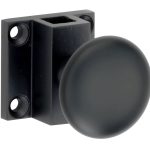 Espagnolet trekknop Elegant voor vierkante stang mat zwart