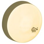 SKG3 blindrozet buiten Elegant messing PVD