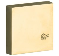 SKG3 blindrozet buiten Bauhaus messing PVD