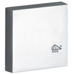 SKG3 blindrozet buiten Bauhaus glans chroom