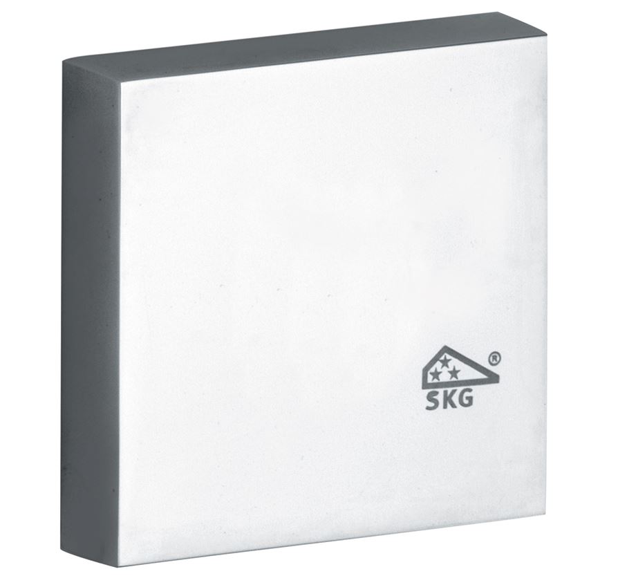 SKG3 blindrozet buiten Bauhaus glans chroom