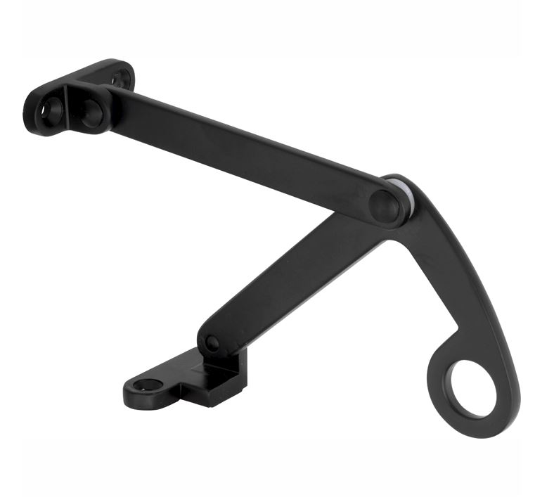 Combi uitzetter Elegant 125mm mat zwart