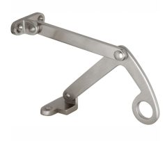 Combi uitzetter Elegant 125mm mat nikkel ongelakt