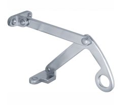 Combi uitzetter Elegant 125mm mat chroom