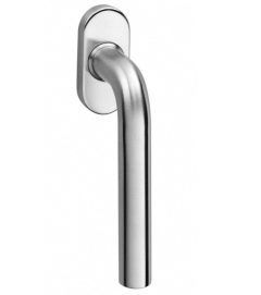 Intersteel Raamkruk recht ø19mm met zichtring rvs