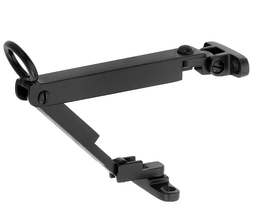 Combi uitzetter wegdraaibaar 215mm mat zwart