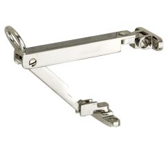 Combi uitzetter wegdraaibaar 215mm glans nikkel