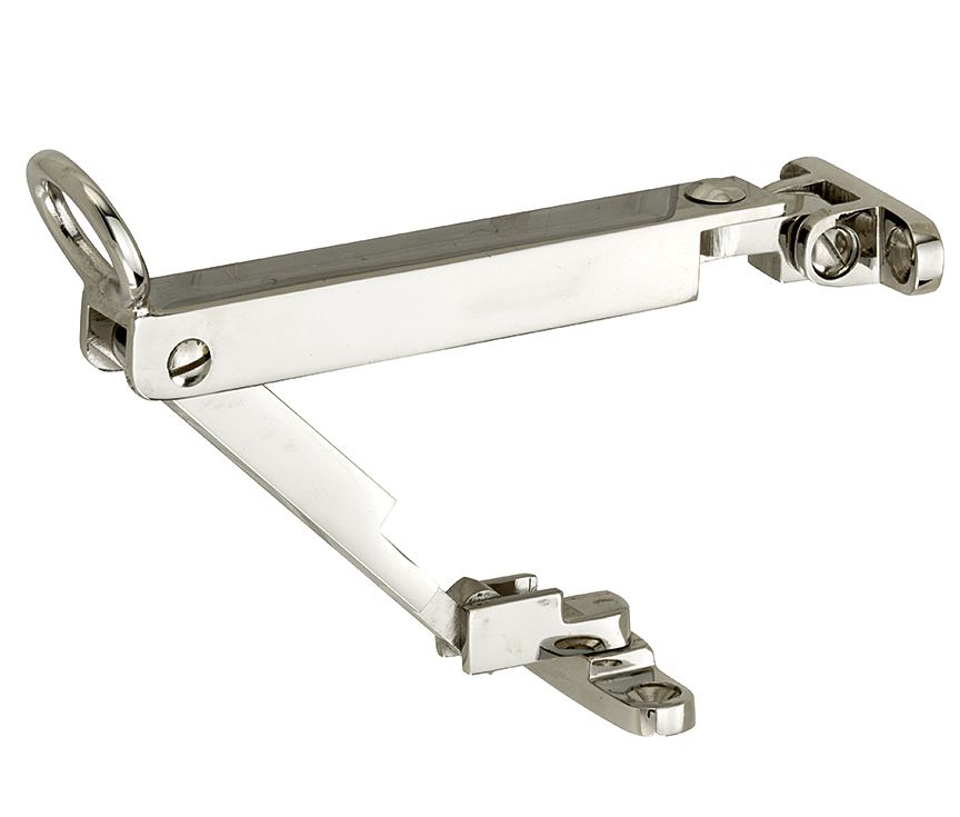 Combi uitzetter wegdraaibaar 215mm glans nikkel