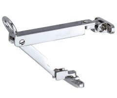 Combi uitzetter wegdraaibaar 215mm glans chroom