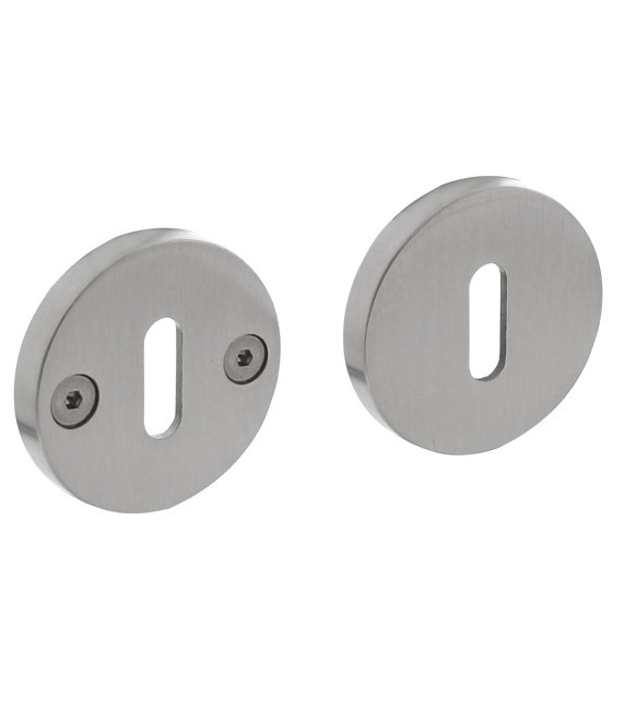 Intersteel sleutelplaatjes Grand & Johnson éénzijdig verdekt ø55x8mm rvs