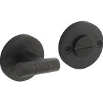 Intersteel wc-sluiting 8 mm Grand & Johnson (knop op verdekte rozet) ø55x8mm PVD zwart