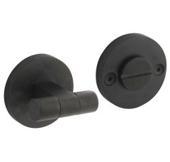 Intersteel wc-sluiting 8 mm Grand & Johnson (knop op verdekte rozet) ø55x8mm PVD zwart