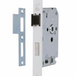 S2 vrij- en bezetslot BSW12WC met wit gelakte voorplaat