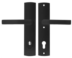 Axa Curve Veiligheidsbeslag PC92 met kerntrekbeveiliging kruk/kruk SKG3 zwart