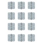 AXA Kogellagerscharnier 76x76 Verzinkt Ronde Hoeken promopack 10+2 gratis