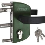 LOCINOX Poortslot opbouw voor 40 mm profielen groen