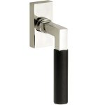 Draaikiepgarnituur Bauhaus ebben glans nikkel