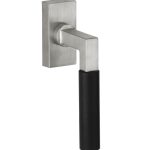 Draaikiepgarnituur Bauhaus ebben mat nikkel ongelakt