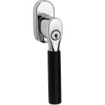 SKG2 Draaikiepgarnituur afsluitbaar Bauhaus ebben/ovaal glans nikkel