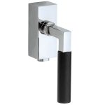 SKG2 Draaikiepgarnituur afsluitbaar Bauhaus ebben glans chroom