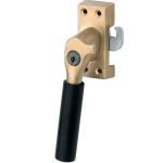 SKG Raamsluiting Met Sluitplaat Links Bauhaus ebben messing antiek