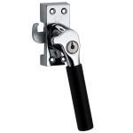 SKG Raamsluiting Met Sluitplaat Rechts Bauhaus ebben glans chroom