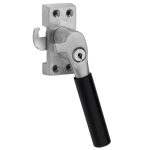 SKG Raamsluiting Met Sluitplaat Rechts Bauhaus ebben mat nikkel ongelakt