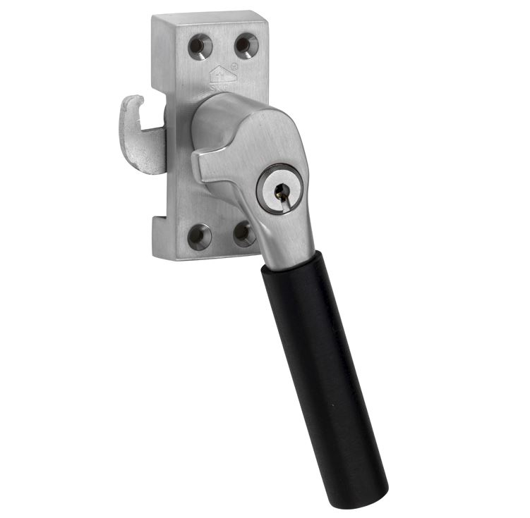 SKG Raamsluiting Met Sluitplaat Rechts Bauhaus ebben mat nikkel ongelakt