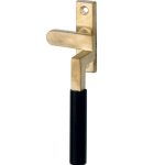 Raamboom Met Sluitplaat Rechts Bauhaus ebben messing antiek