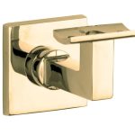 Leuninghouder Bauhaus M10 hol messing ongelakt