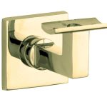 Leuninghouder Bauhaus M10 hol messing gelakt